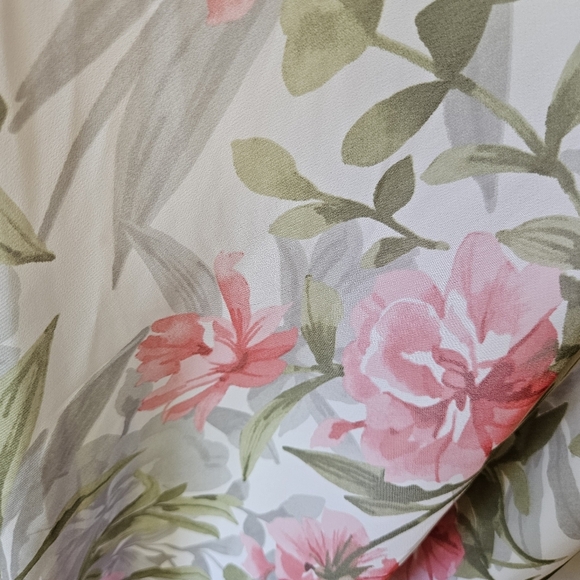 Connected Apparel Floral Sleeveless Babydoll Dress - Picture 8 of 9